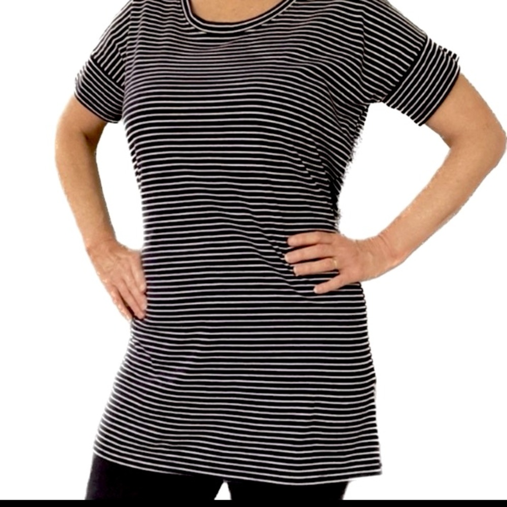 Old Navy Blue Stripe Cotton Mix Mini Tunic Dress